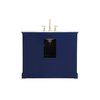 Elegant Decor 42 Inch Single Bathroom Vanity In Blue VF53042BL